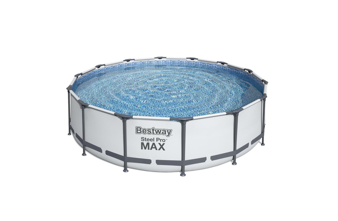 Bestway Steel Pro Arctic white 427 x 107 cm zwembad met pomp - complete set