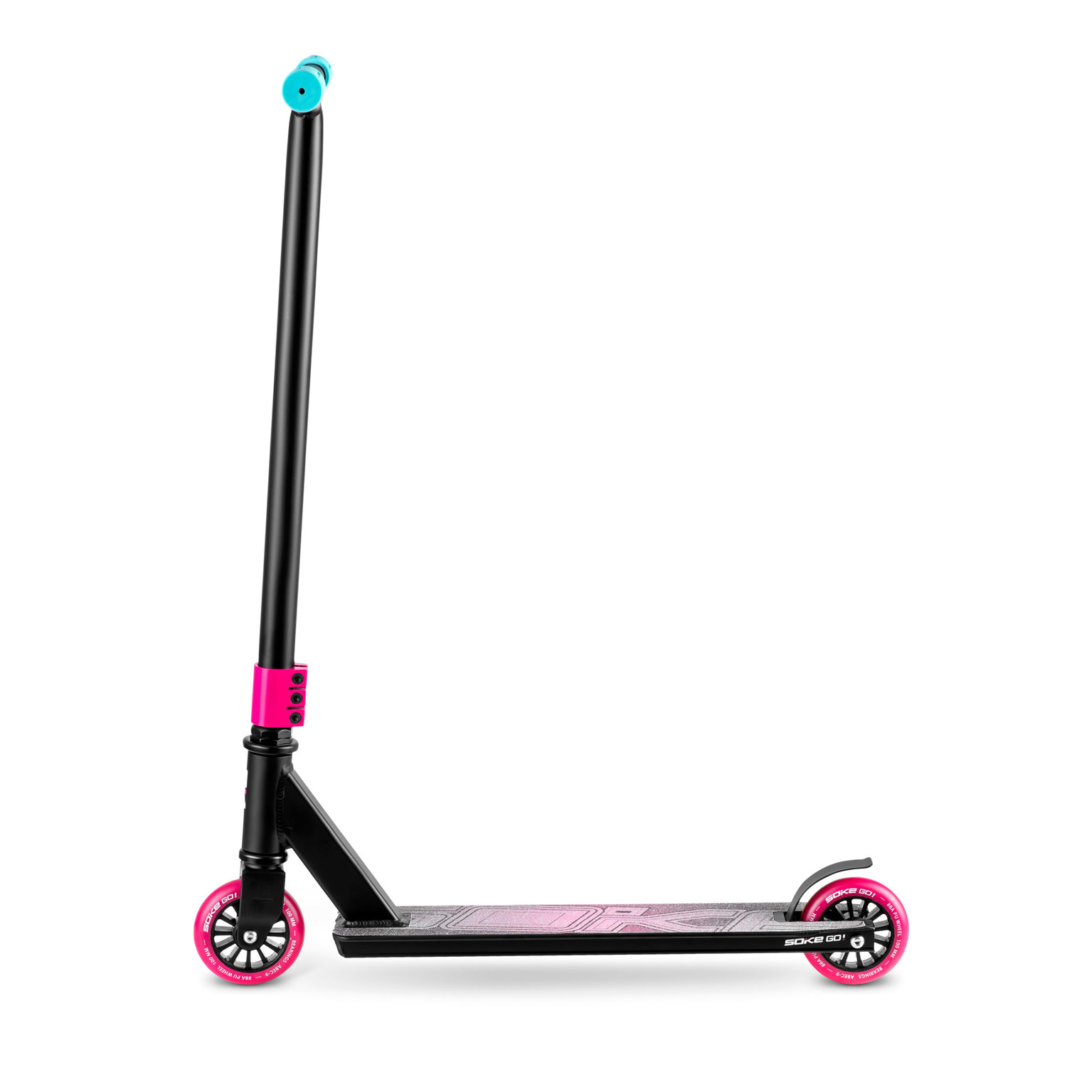 Soke aluminium stuntstep Roze & Blauw - tot 100 kg