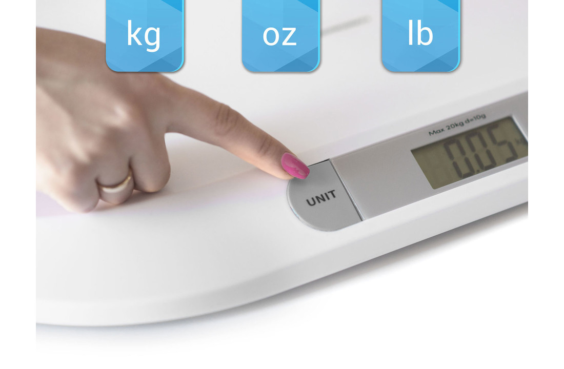 Babyweegschaal elektronisch - Wit
