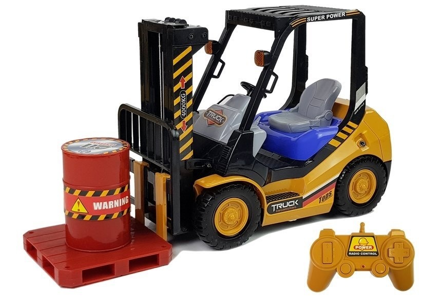 RC-vorkheftruck met afstandsbediening en pallet