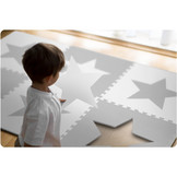 Puzzel speelmat 180 x 180 cm – 9 foam tegels met Sterren