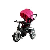 Driewieler kinderwagen roze - met zonnevizier