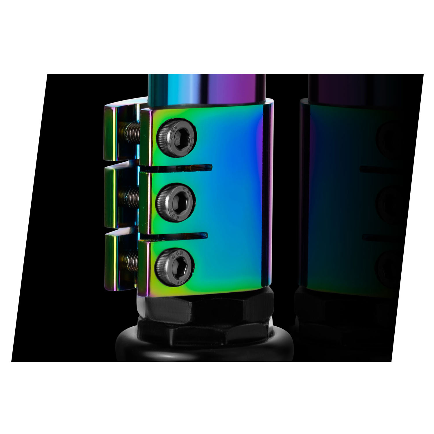 Soke Evo stuntstep Black Rainbow - race step - 360º stuur