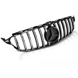 Grill MERCEDES W205 14-18 SPORT GLANZEND ZWART CHROOM