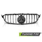 Grill geschikt voor MERCEDES W205 14-18 SPORT GLANZEND ZWART CHROOM