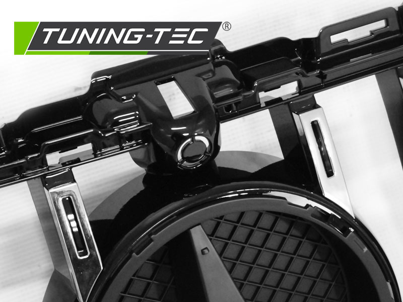 Grill geschikt voor MERCEDES W205 14-18 SPORT GLANZEND ZWART CHROOM