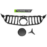 Grill MERCEDES W205 14-18 SPORT GLANZEND ZWART CHROOM