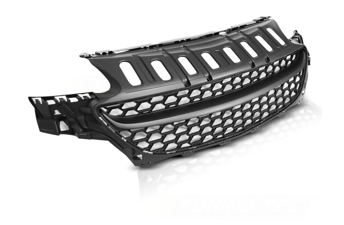 Grill OPEL CORSA E 14-19 ZWART