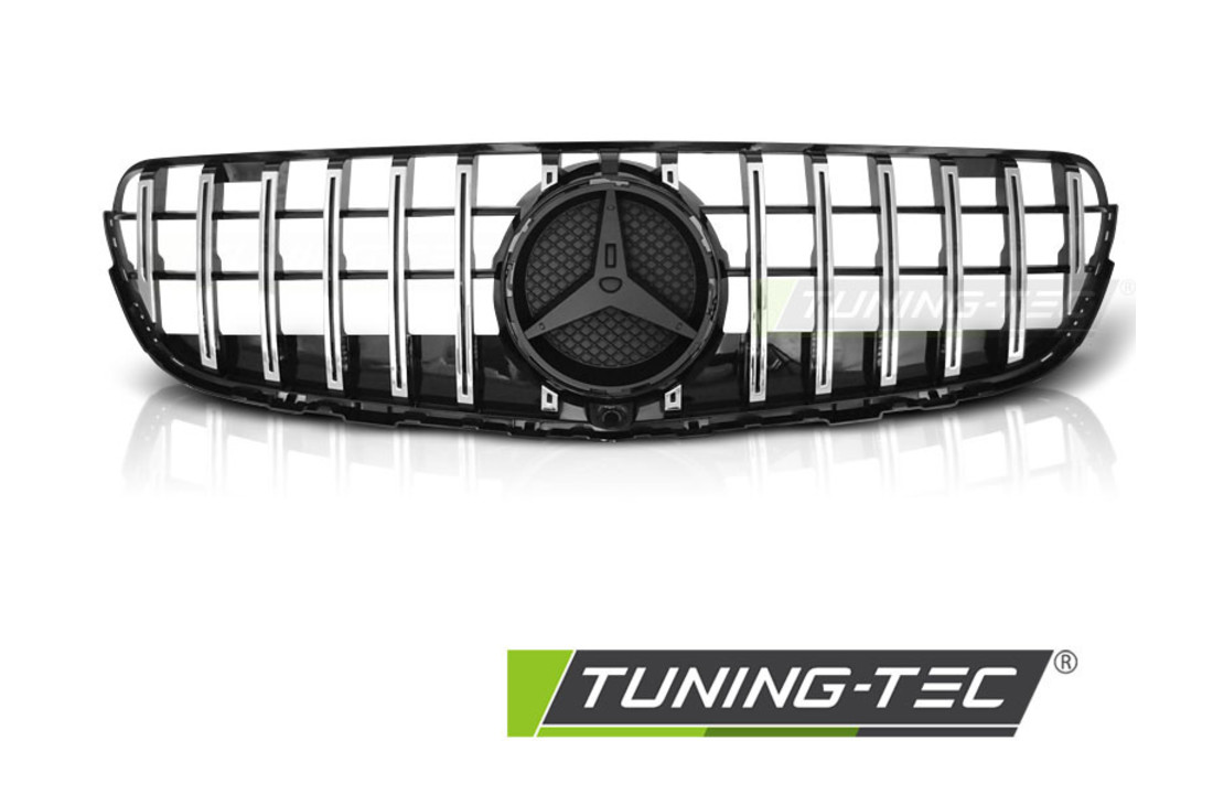 Grill MERCEDES GLC W253 vanaf 2015 SPORT GLANZEND ZWART CHROOM