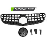 Grill geschikt voor MERCEDES GLC W253 vanaf 2015 SPORT GLANZEND ZWART CHROOM