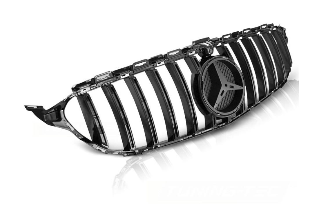 Grill geschikt voor MERCEDES W205 14-18 SPORT GLANZEND ZWART