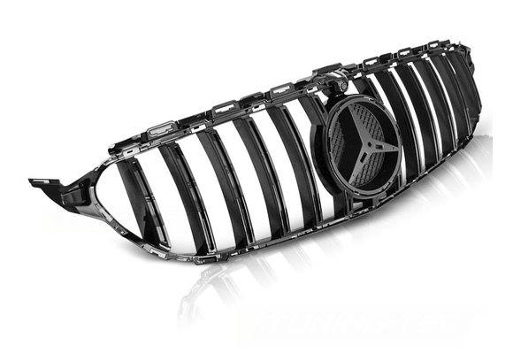 Grill MERCEDES W205 14-18 SPORT GLANZEND ZWART