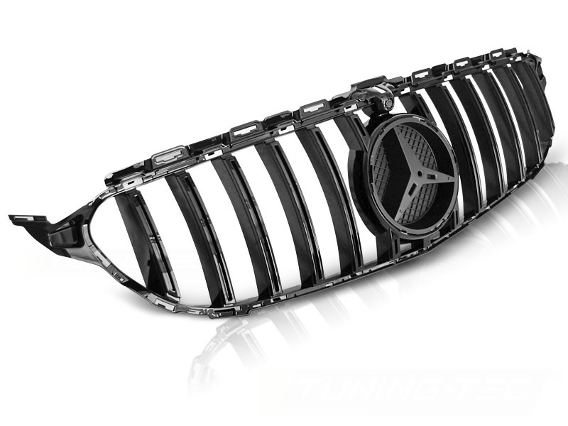 Grill geschikt voor MERCEDES W205 14-18 SPORT GLANZEND ZWART