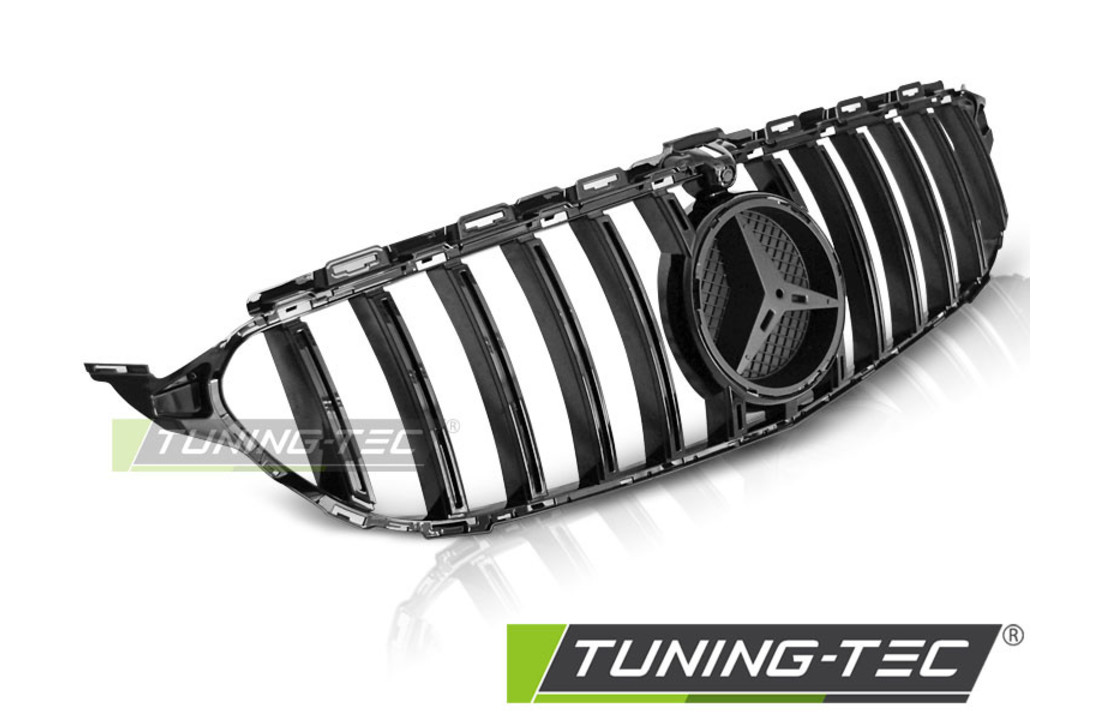 Grill geschikt voor MERCEDES W205 14-18 SPORT GLANZEND ZWART