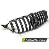 Grill geschikt voor MERCEDES W205 14-18 SPORT GLANZEND ZWART