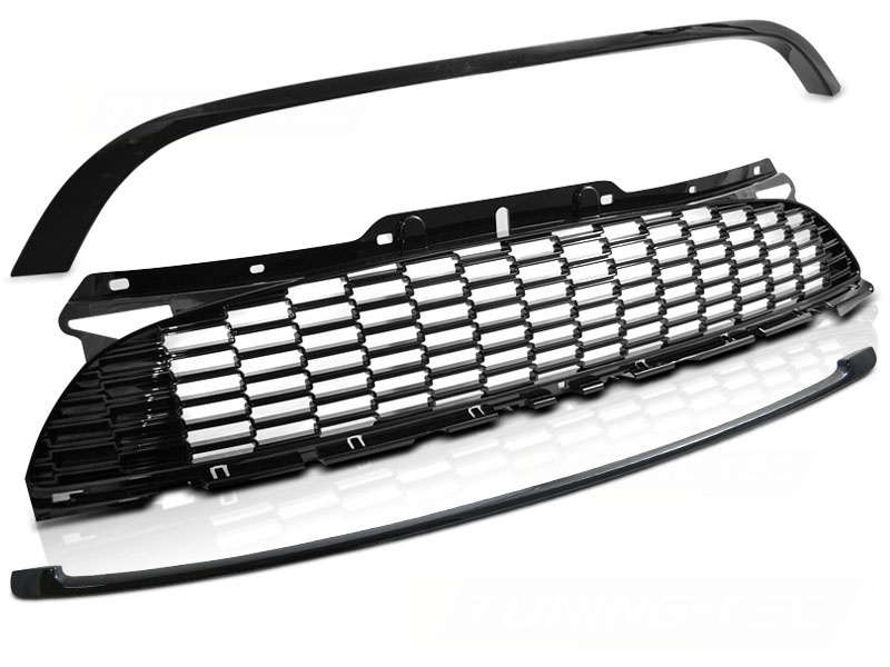 Grill MINI COOPER S/JCW 06-14 R56/57/55 GLANZEND ZWART