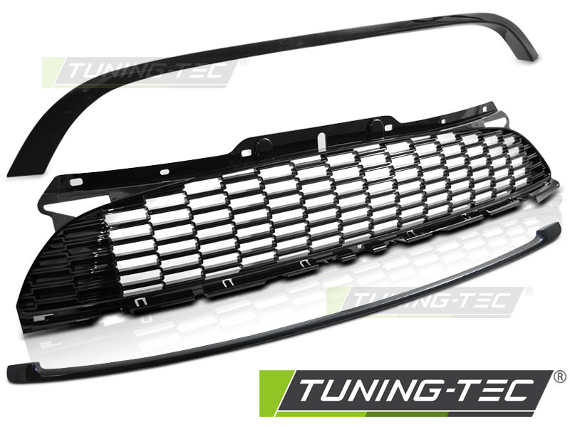 Grill MINI COOPER S/JCW 06-14 R56/57/55 GLANZEND ZWART