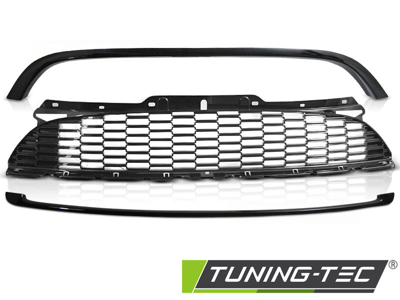 Grill MINI COOPER 10-14 R56/57/55 JCW STIJL GLANZEND ZWART
