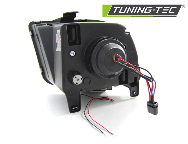 Koplampen met parkeerlicht geschikt voor FORD MUSTANG 04-09 ZWART