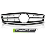 Grill MERCEDES W204 07-14 AVANTGARDE CHROOM-BLACK