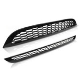Grill MINI COOPER 01-06 R50 / R53 S TYPE GLANZEND ZWART