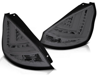 Achterlichten FORD FIESTA MK7 12-16 HB SMOKE LED STRIP
