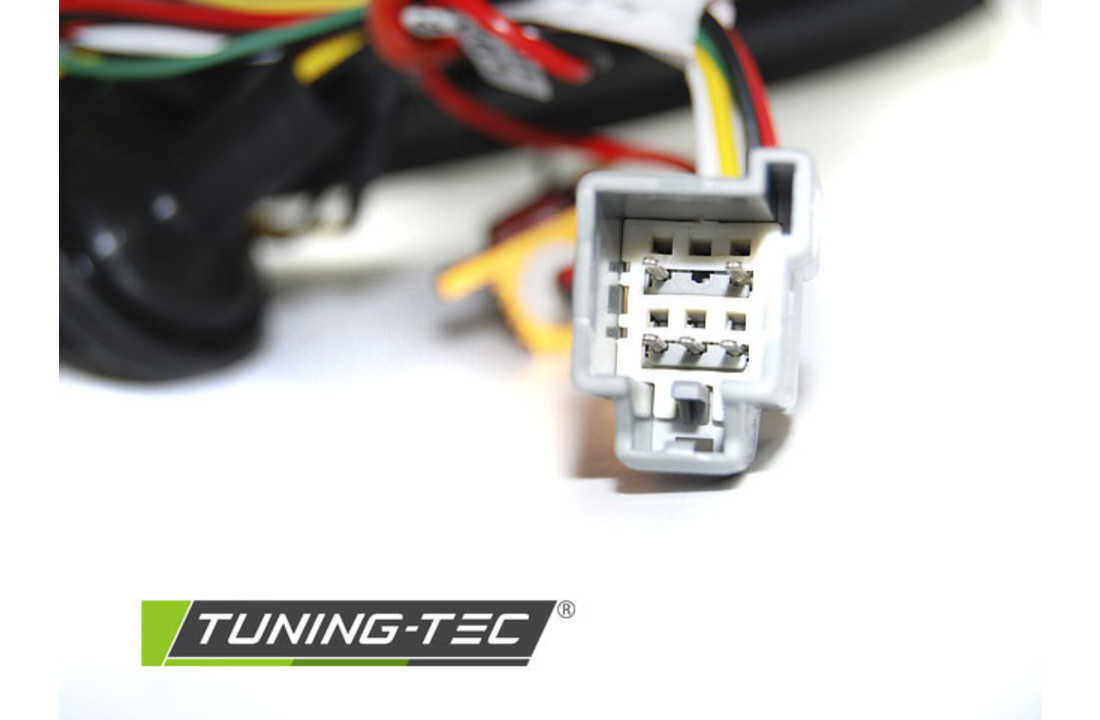 Achterlichten geschikt voor FORD FIESTA MK7 12-16 HB SMOKE LED STRIP