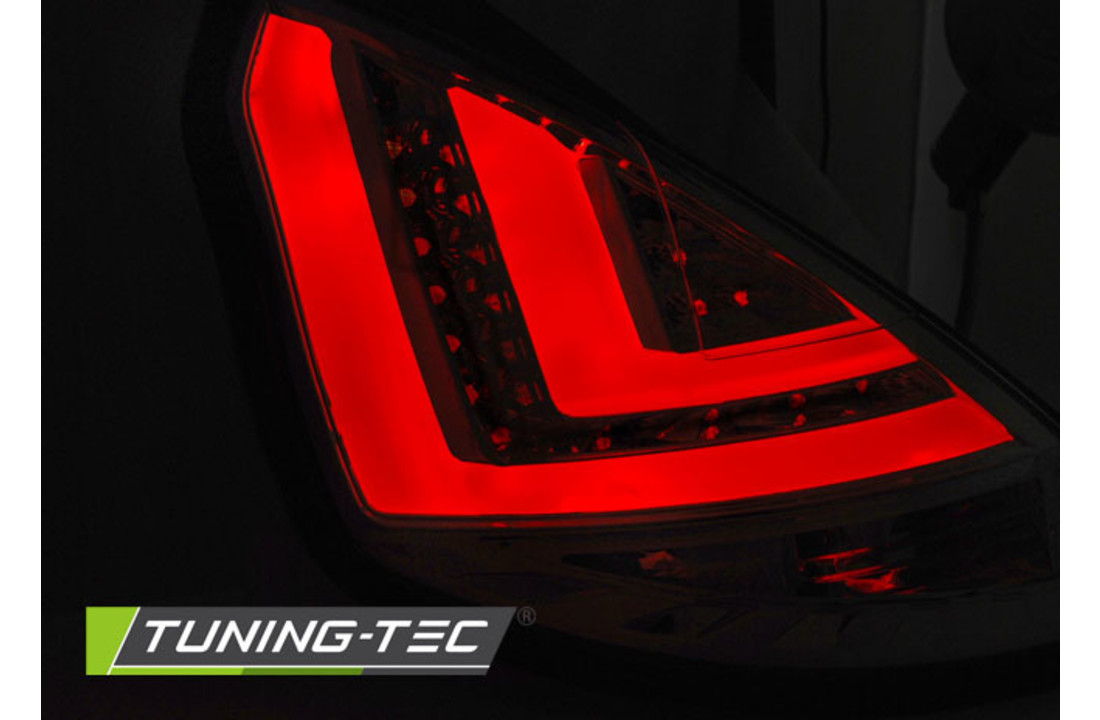 Achterlichten geschikt voor FORD FIESTA MK7 12-16 HB SMOKE LED STRIP