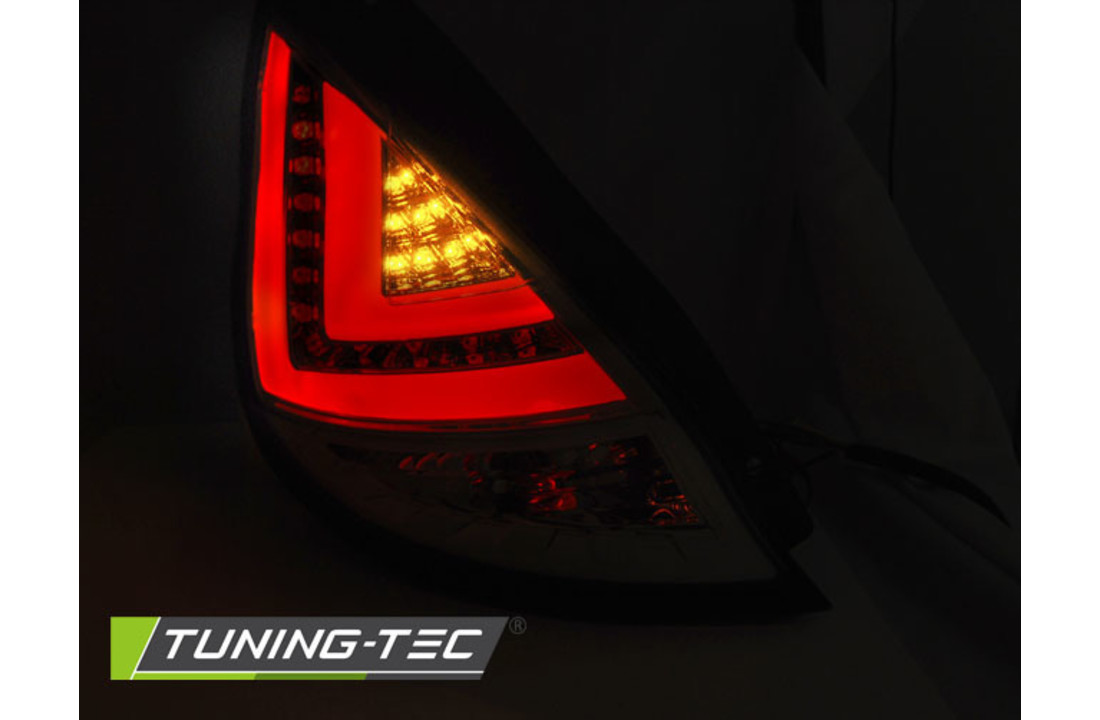 Achterlichten geschikt voor FORD FIESTA MK7 12-16 HB SMOKE LED STRIP