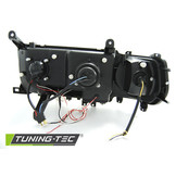 Koplampen dual halo rims TOYOTA LAND CRUISER FJ 80 90-97 ZWART