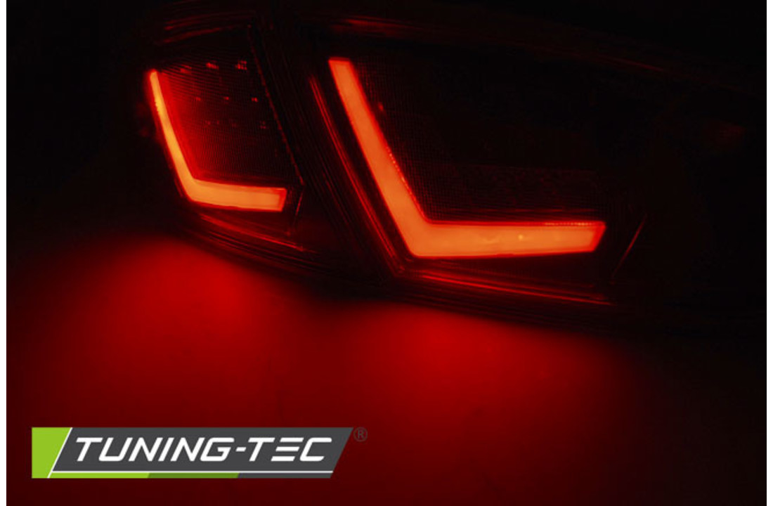 Achterlichten geschikt voor SEAT LEON 03 09-12 ROOD LED STRIP