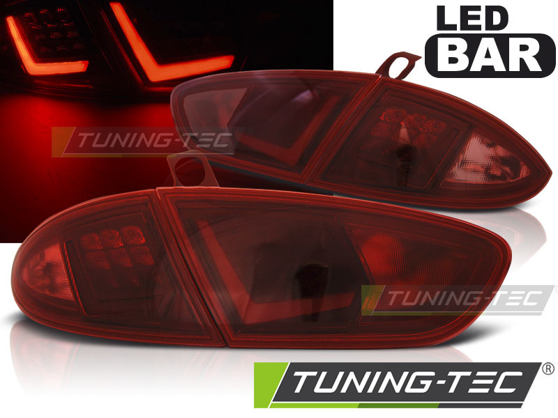 Achterlichten geschikt voor SEAT LEON 03 09-12 ROOD LED STRIP