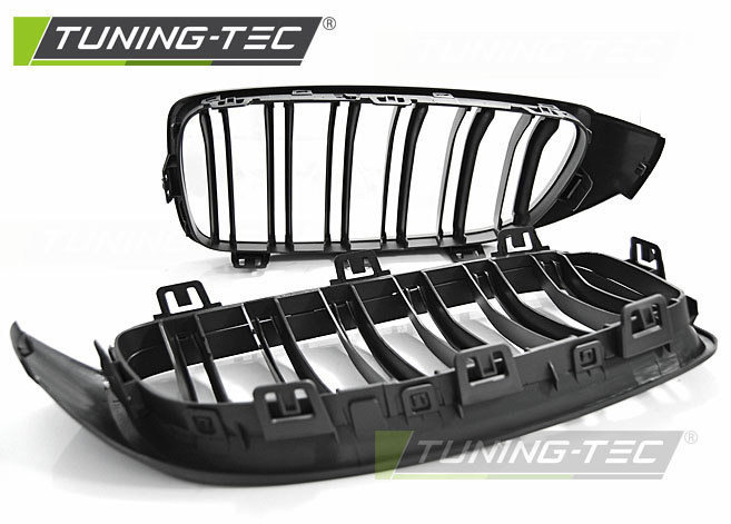 Grill BMW F32 F33 F36 13- M4 LOOK GLANZEND ZWART
