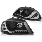 Koplampen met parkeerlicht geschikt voor SEAT IBIZA 6L 04 02-08 ZWART