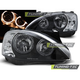 Koplampen dual halo rims OPEL CORSA C 11 00-09 06 ANGEL EYES ZWART