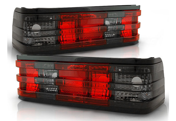 Achterlichten geschikt voor MERCEDES W201/190 12 82-05 93 ROOD SMOKE