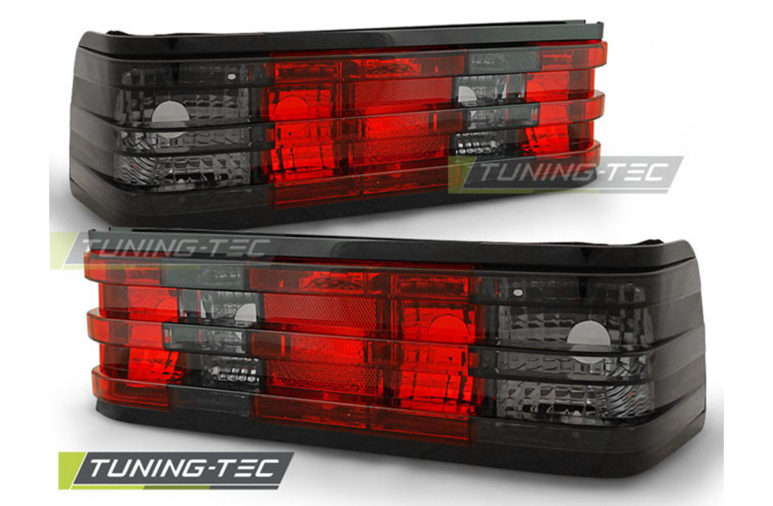 Achterlichten MERCEDES W201/190 12 82-05 93 ROOD SMOKE