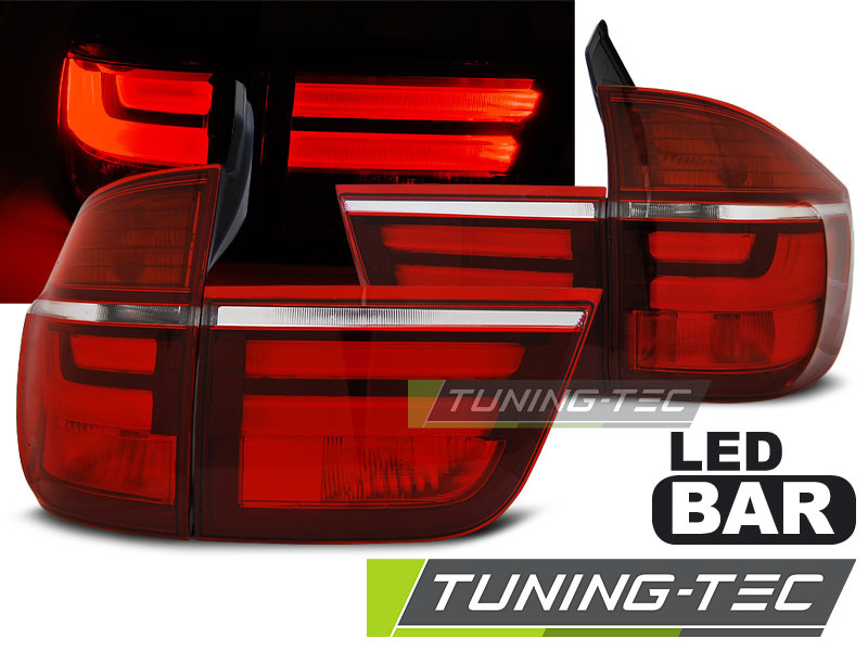 Achterlichten BMW X5 E70 03 07-05 10 ROOD HELDER LED