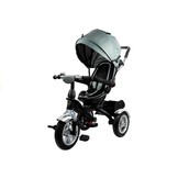 Driewieler kinderwagen zilver - met zonnevizier