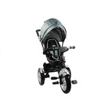 Driewieler kinderwagen zilver - met zonnevizier