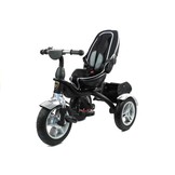 Driewieler kinderwagen zilver - met zonnevizier