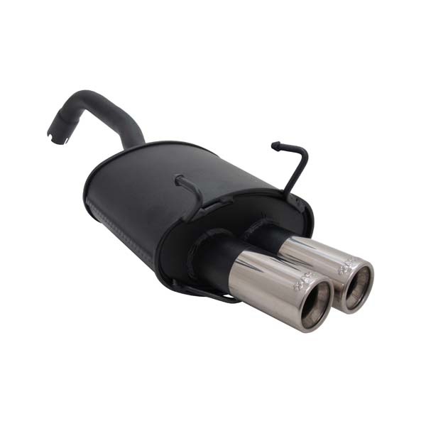 Uitlaat - Sport einddemper - Fiat Panda