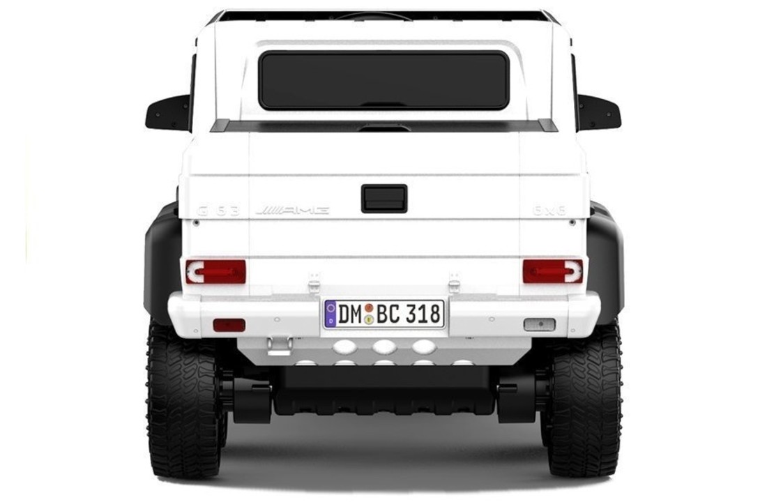 Mercedes G63 - SUV kinderauto - elektrisch bestuurbaar - wit