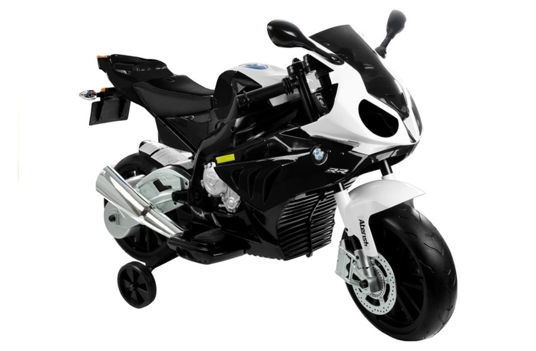 BMW S1000RR kindermotor elektrisch bestuurbaar zwart - Vikingchoice.nl