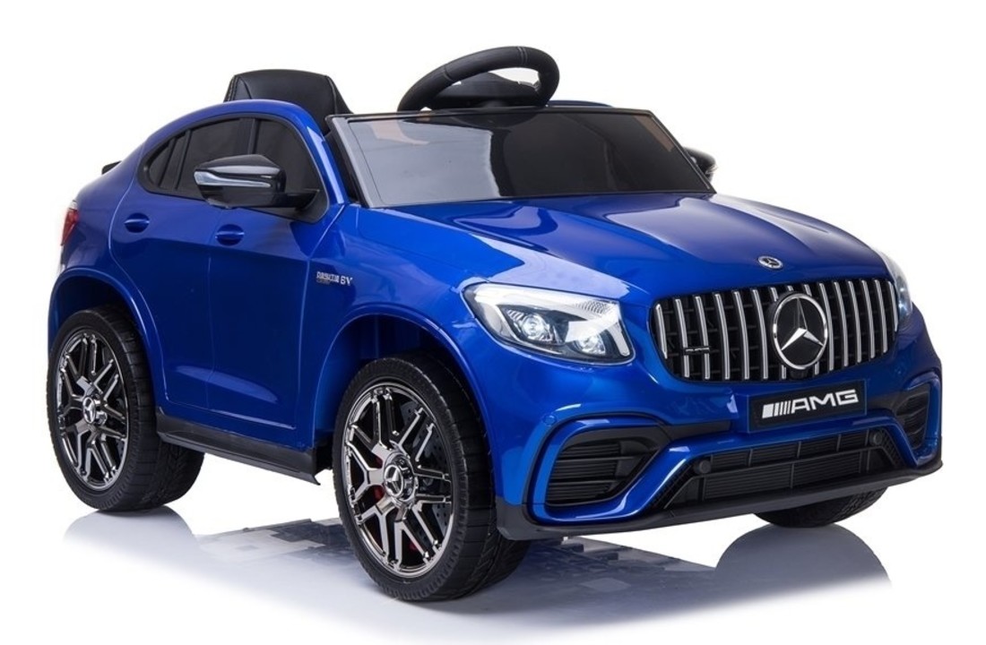 Mercedes QLS 4x4 kinderauto elektrisch bestuurbaar blauw - Vikingchoice.nl