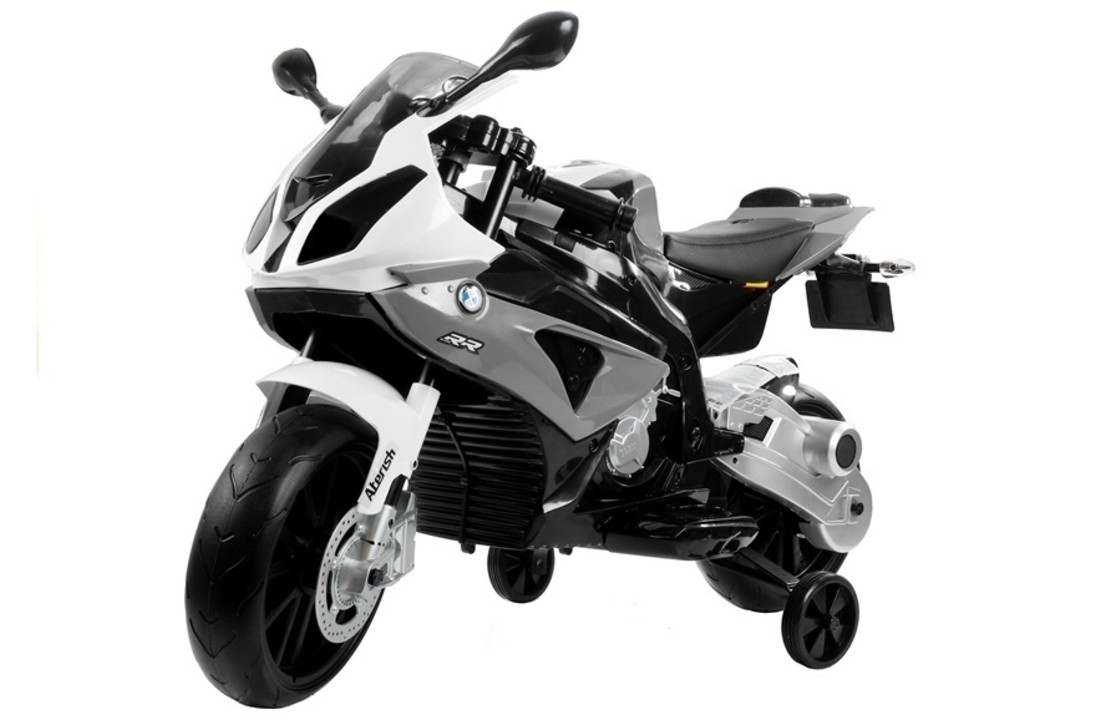 Elektrische kindermotor BMW S1000RR wit 12V