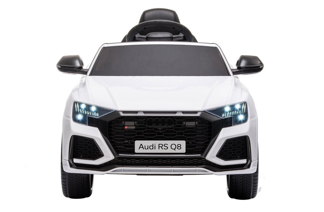 Audi RS Q8 - SUV kinderauto - elektrisch bestuurbaar - wit