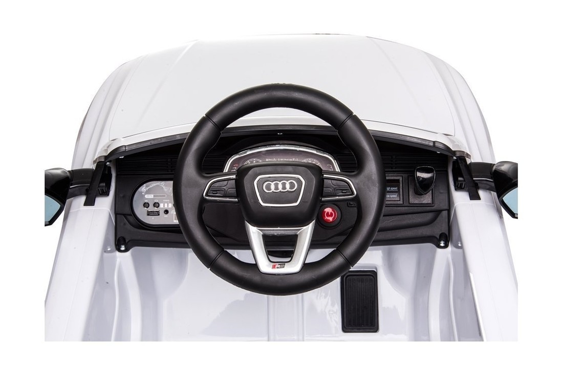 Audi RS Q8 - SUV kinderauto - elektrisch bestuurbaar - wit