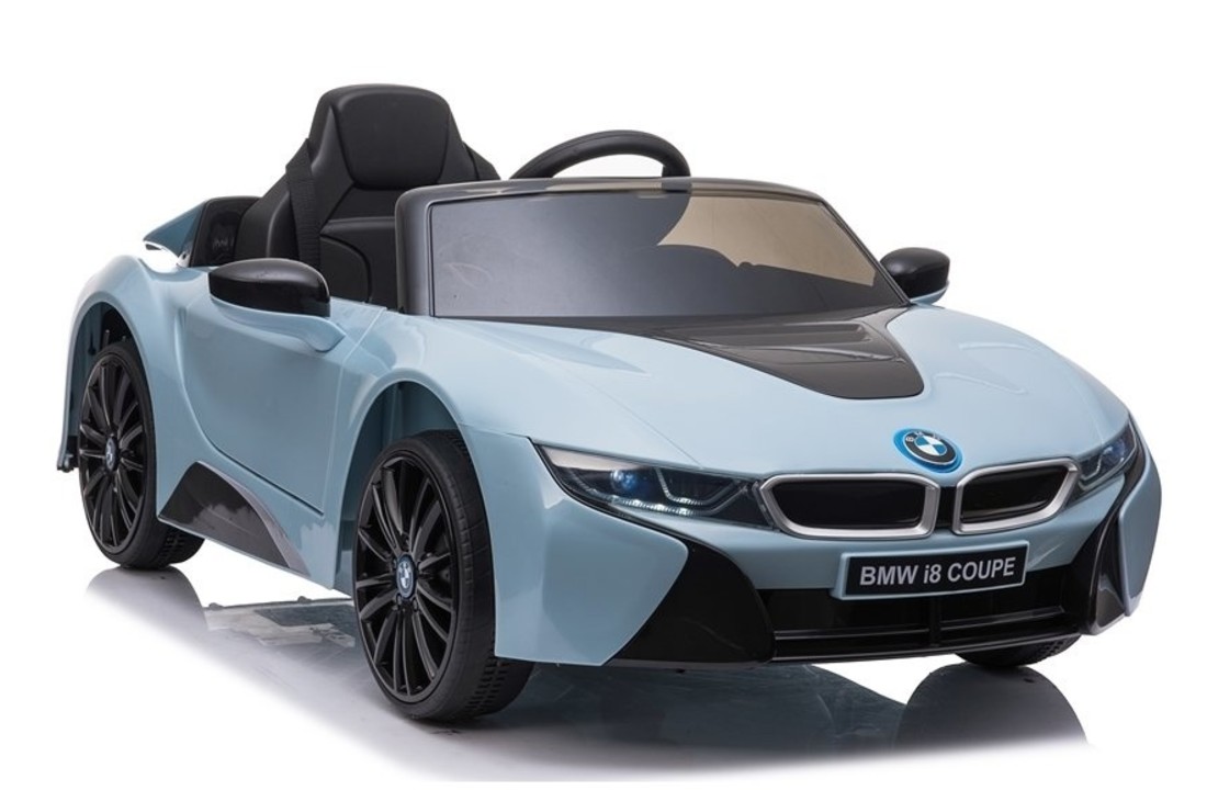 BMW I8 coupé - supercar kinderauto - elektrisch bestuurbaar - blauw