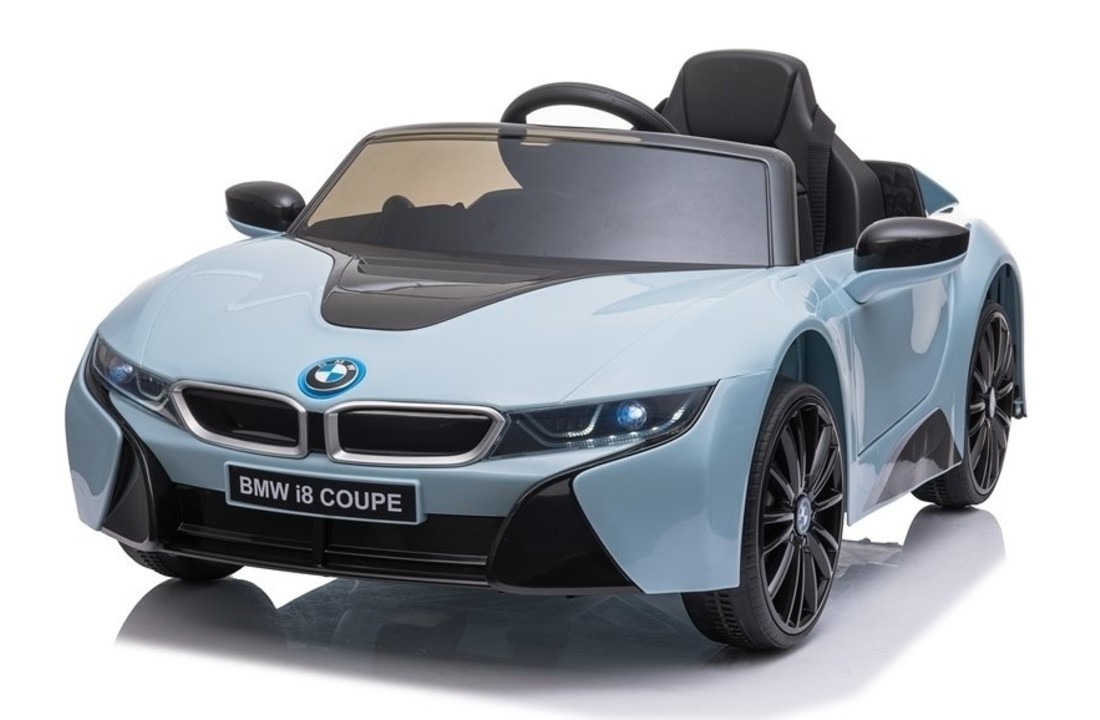 BMW I8 coupé - supercar kinderauto - elektrisch bestuurbaar - blauw